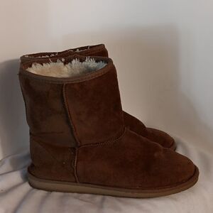 Dawgs Brown Faux Fur Lined Boots